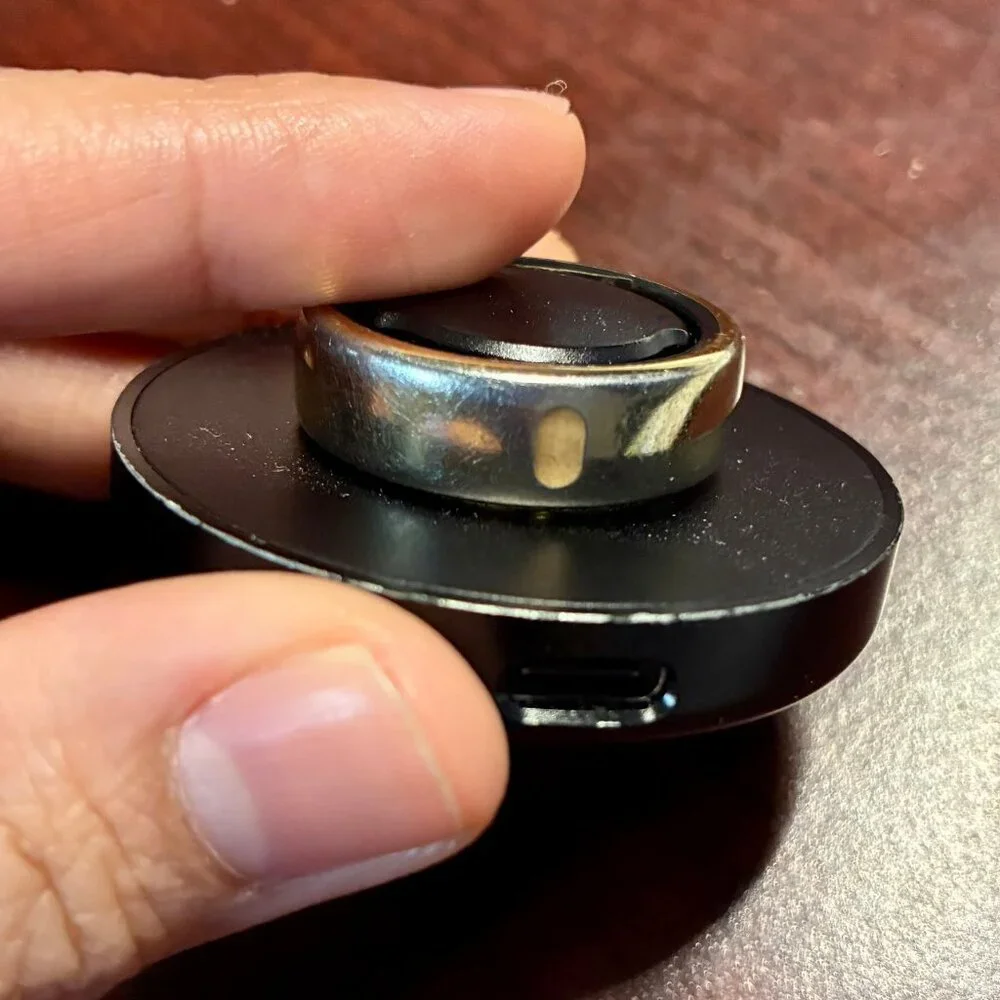 Oura Gen 3 Gold Tone Fitness Ring Size 11 - Picture 3 of 4